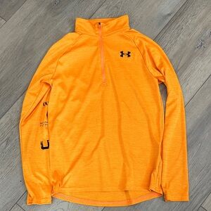 Under Armour Vibrant Orange Half-Zip Top